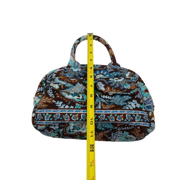 Vera Bradley Java Blue Dome Satchel Hand Bag - Picture 10 of 12